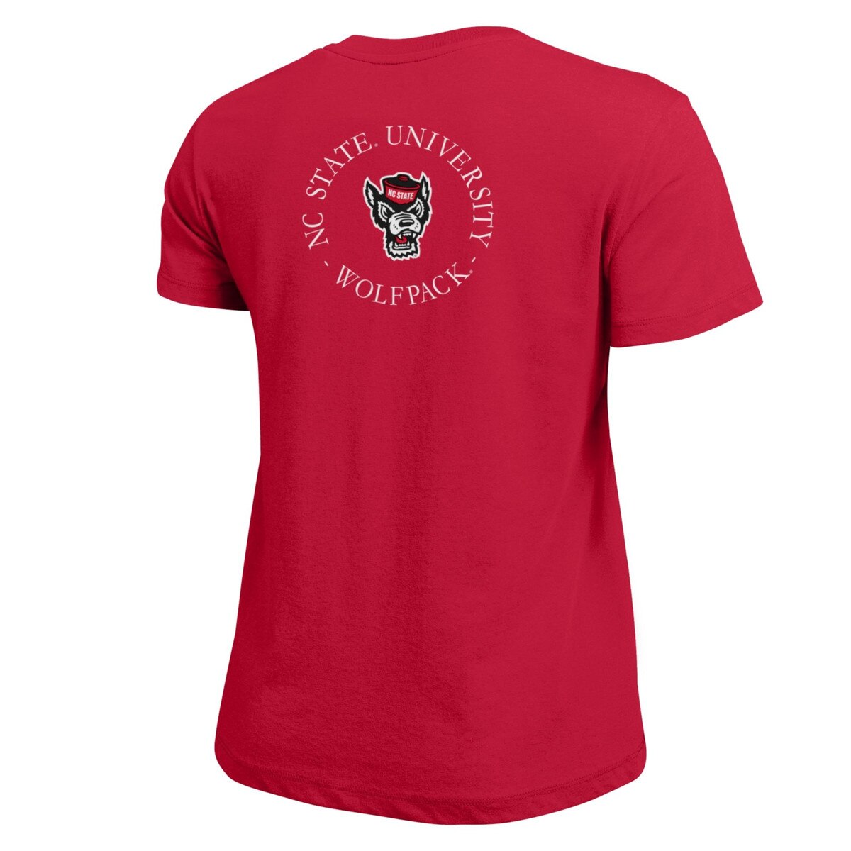 Red Ladies Short Sleeve Tee - Front